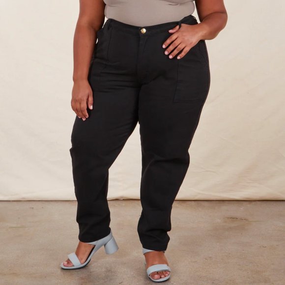 Big Bud Press Pants - Big Bud Press Pencil Pants in Basic Black